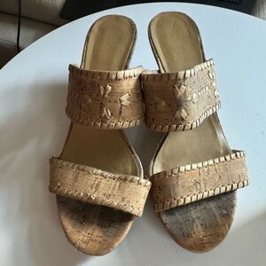 Jack Rogers cork Wedges
